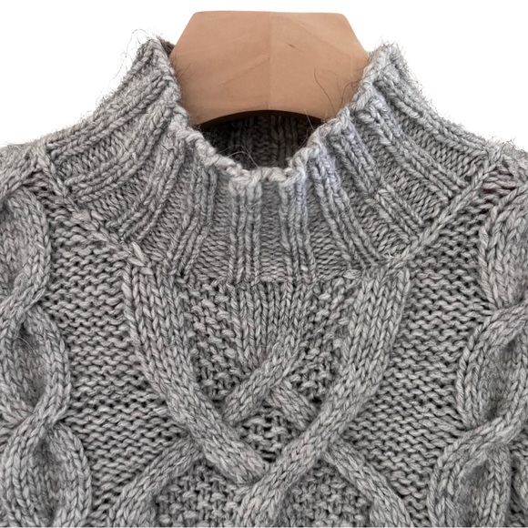 VTG Ralph Lauren exclusive Hand knit wool cable Chunky Sweater fisherman Preppy - Picture 5 of 14